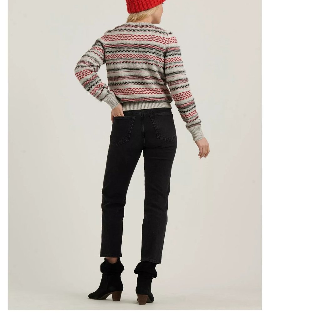 Lucky Brand Striped Fairisle Sweater. - Picture 2 of 7